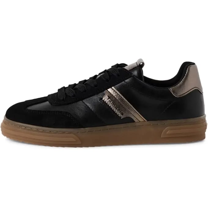 Tamaris Core Dames Sneakers - BLACK LEATHER