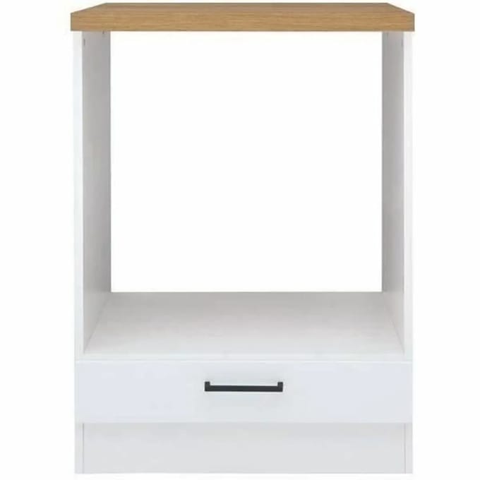 Junona Low Furniture Vier 60 cm - Werkplan - Briljant wit