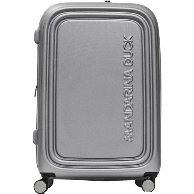 MANDARINA DUCK Logoduck + Trolley Silver Grijs 74cm