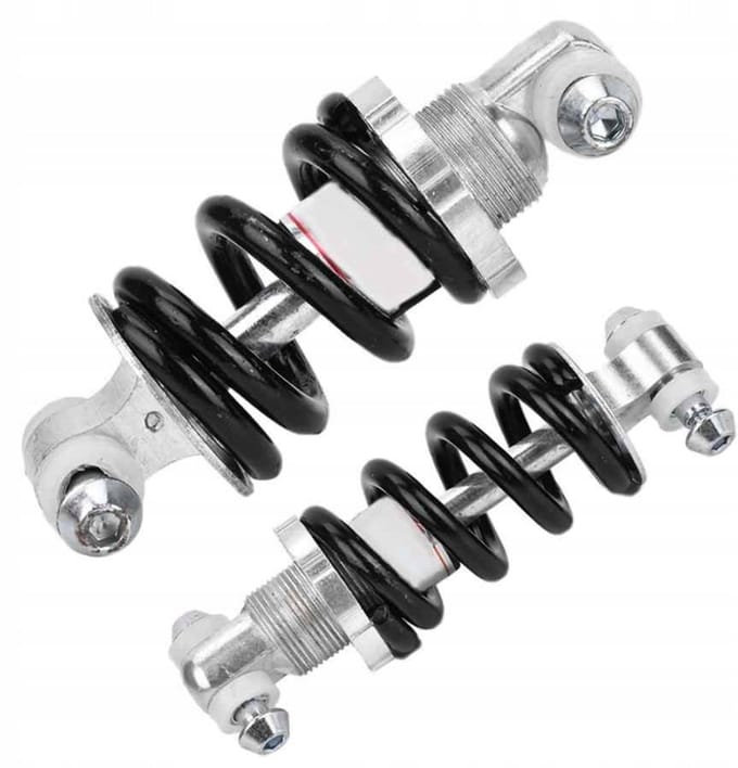 RAION - Achterdemper - 100mm - Verstelbare Spanning - Stalen Veer