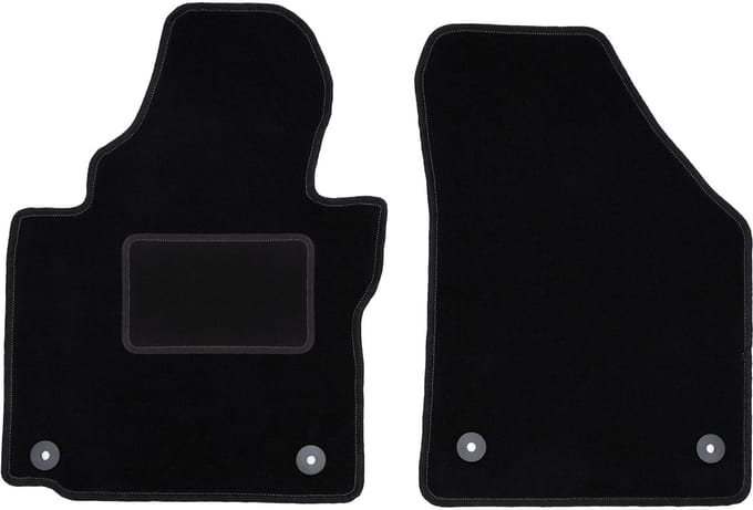Voormatten zwart voor: Volkswagen Touran I minivan (2004-2010)