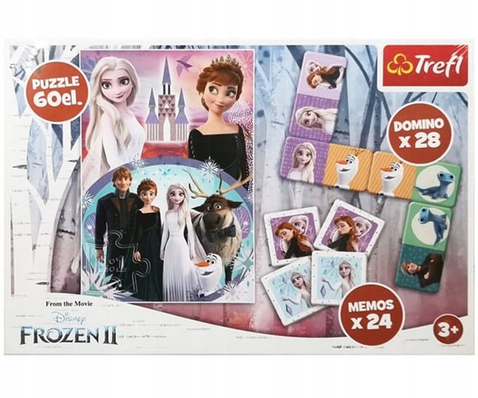 Disney Frozen Domino Memo-puzzelset - 112 elementen