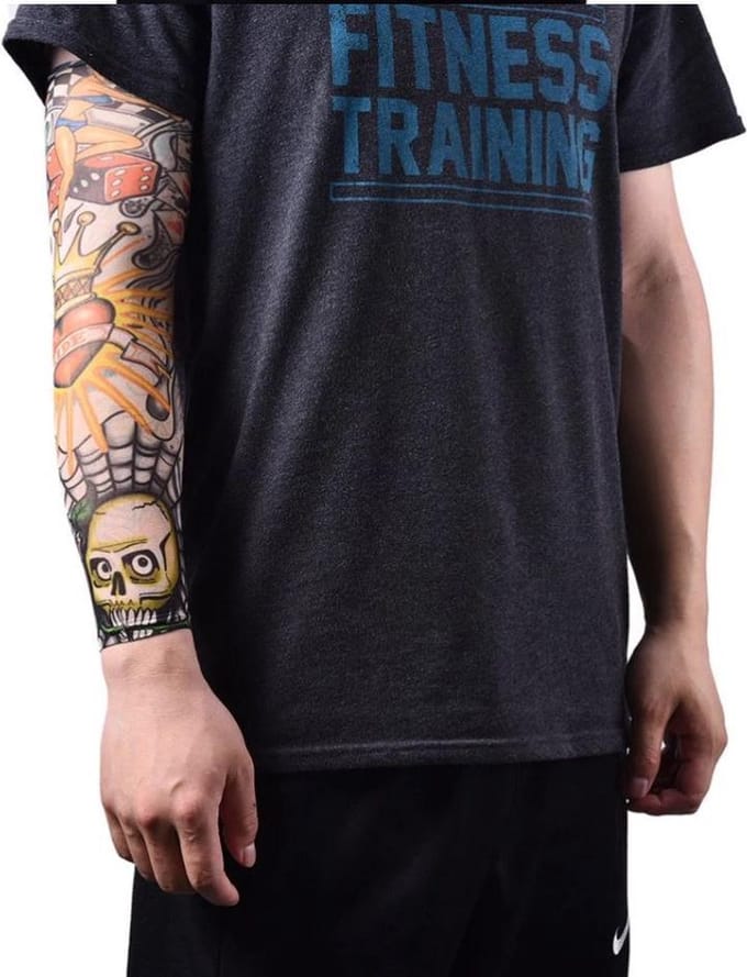 Tattoo Sleeve - Mouw Tatoeage - 1 stuks - Ride