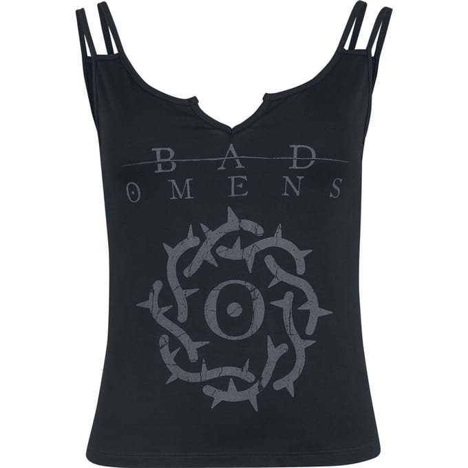 Bad Omens Top - Crown - S tot 4XL - voor Vrouwen - zwart