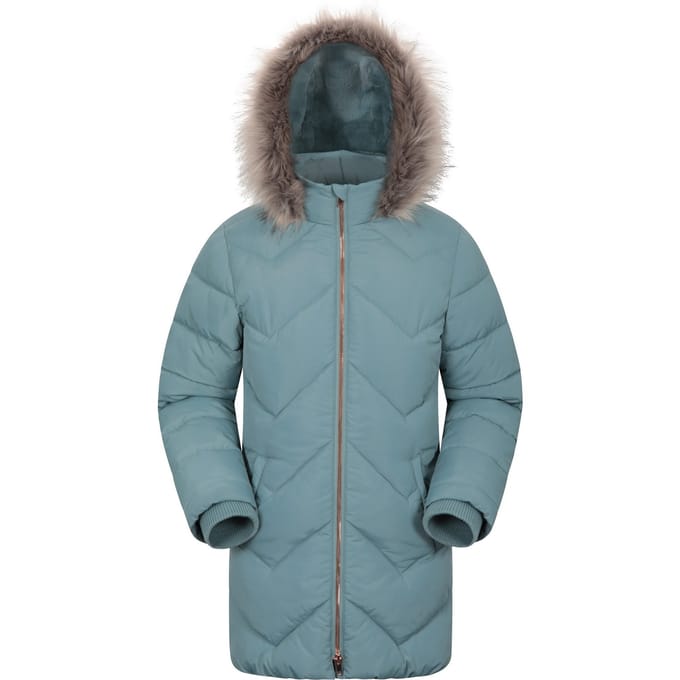Mountain Warehouse Waterbestendige gewatteerde jas voor kinderen/Kinderen Galaxy (Teal)