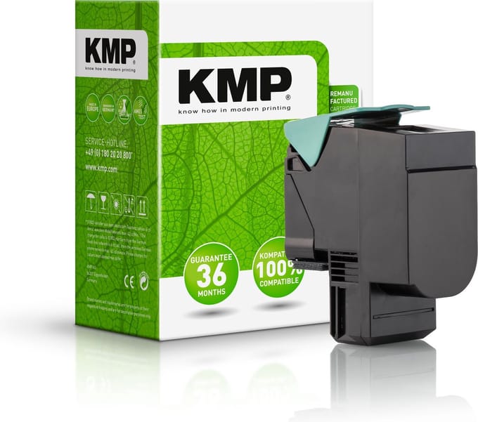 KMP Toner vervangt Lexmark 71B0030 Magenta L-T110M