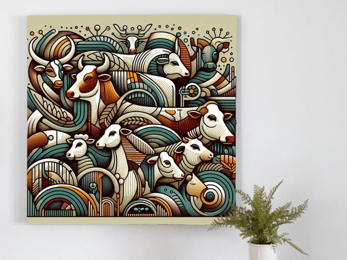 Kunstprint | Wanddecoratie | Dibond | 80 × 80 cm