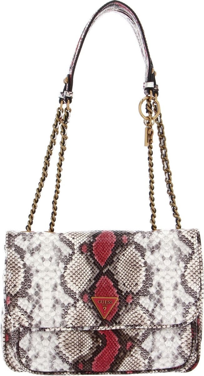 GUESS Schoudertas Becci Convertible Crossbody Flap Watermelon Multi Veelkleurig