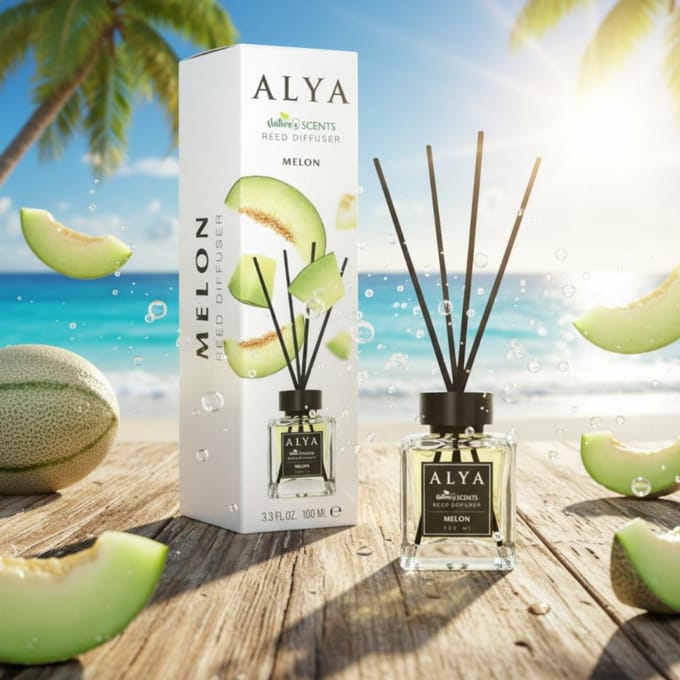 Alya - Geurstokjes - Melon - 100ml