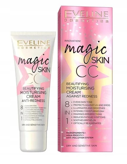 Eveline Cosmetics Magic Skin CC Cream Anti Redness 8in1