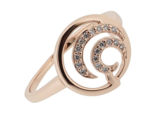 Orphelia Dames 925 Sterling Zilveren Ring - Roze ZR-7084/1