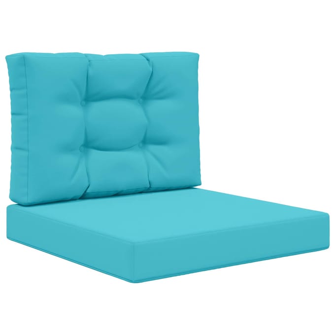 vidaXL Buiten bankkussen Polyester Turquoise 60 x 60 cm