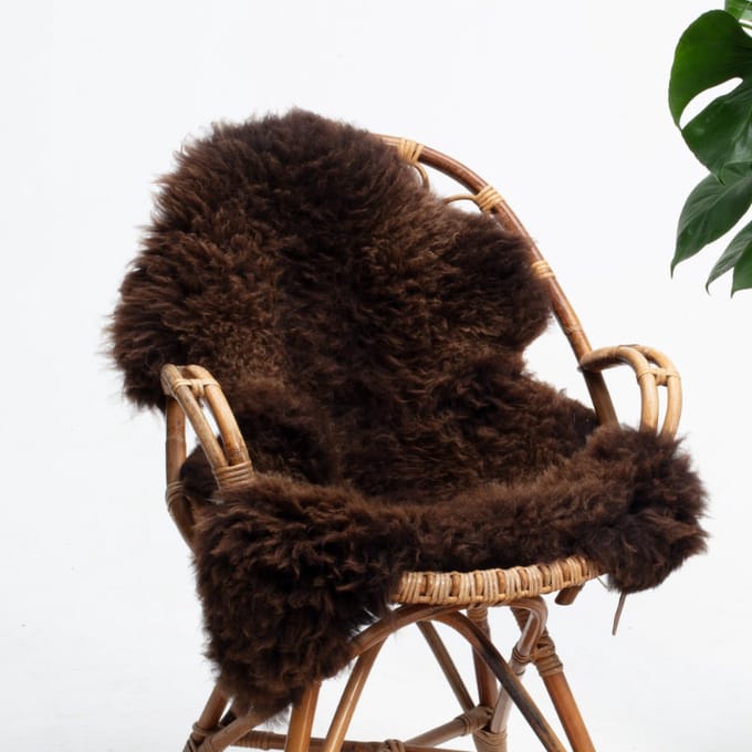 SHEEPY® | Schapenvacht | Filip (Bruin) M (100-105cm) - Sheepy.cc