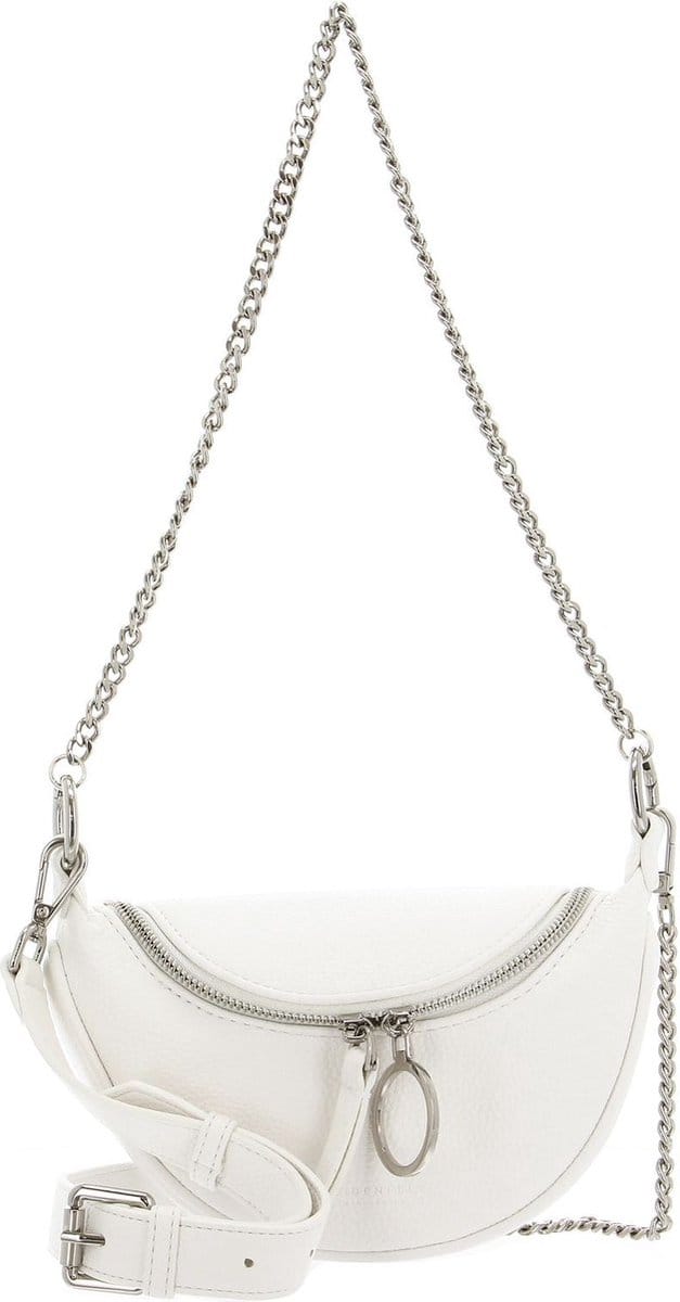 SEIDENFELT MANUFAKTUR Schoudertas Persby Skien Crossbody Bag White Wit