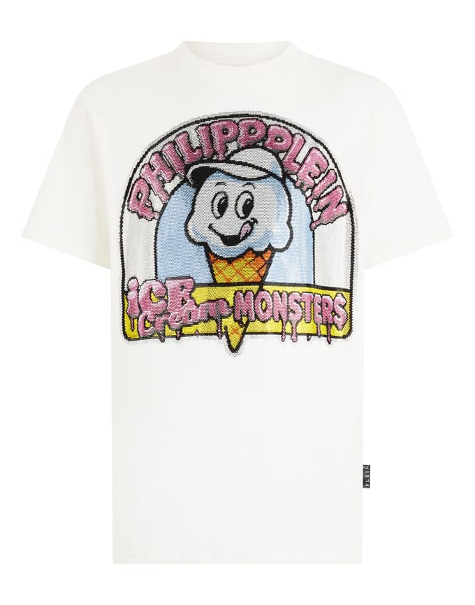 Round Neck T-Shirt Ice Cream Monsters