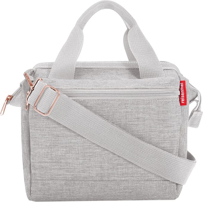 Reisenthel Allrounder Cross Schoudertas - 4L - Twist Sky Rose Grijs