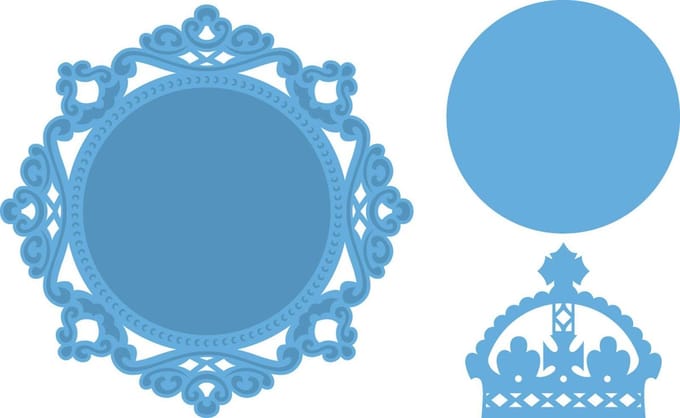 Marianne Design Creatable Mal Petras circle & crown LR0317