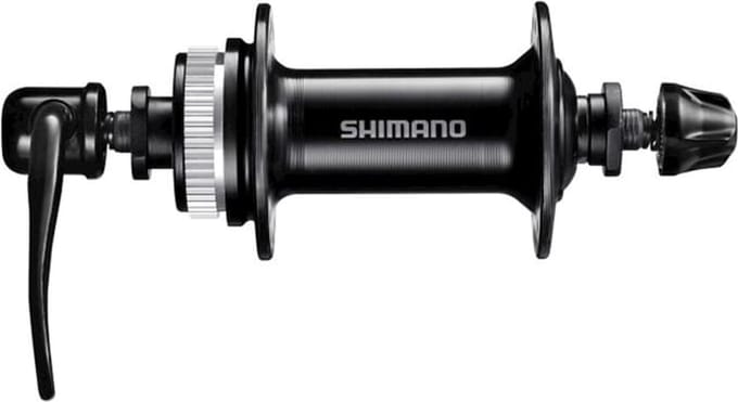 Shimano voornaaf HB-TX505 100 36 center lock zwart