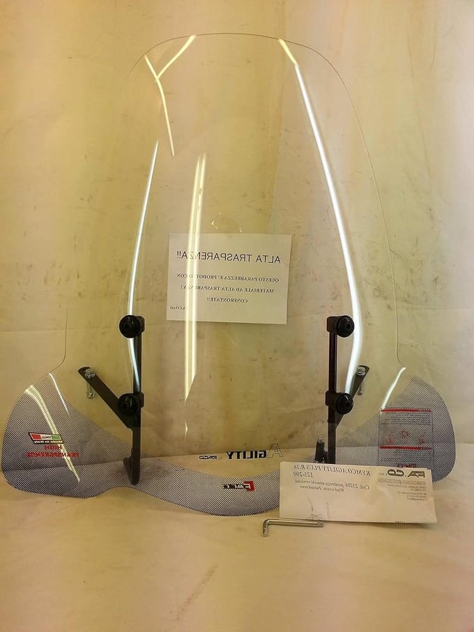 Scooter Windscherm - Windbescherming Motor - Bescherming Tegen Wind - Specifieke Pasvorm - 1 Stuk - Zwart