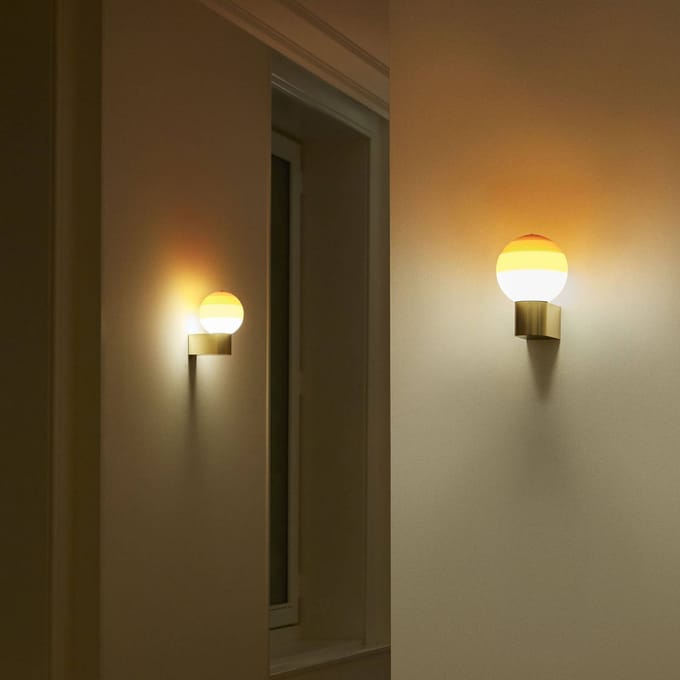 MARSET LED wandlamp Dipping Light A1, oranje/goud