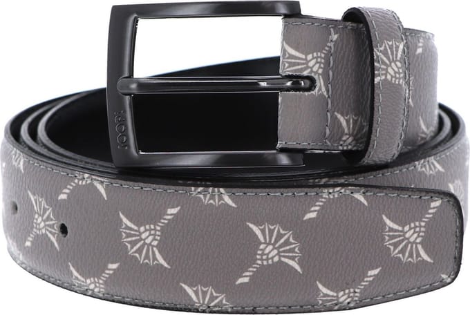 JOOP! Riem Printed Coll. Belt 3,5 CM W80 L`Grey Grijs