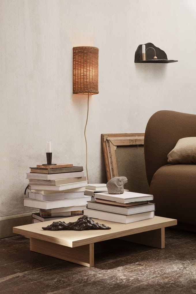 Ferm Living Fracture rek - aluminium zwart