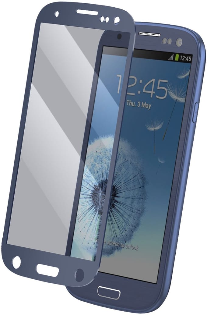 Moshi, Screenprotector geschikt voor Samsung Galaxy S III - Anti-Reflectie, Blauw