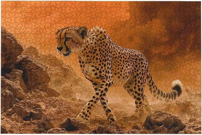 Houten Puzzel - Dierenpuzzel - Ontspanning thuis - 3000 stukjes - 122 x 81 cm - Meerkleurig