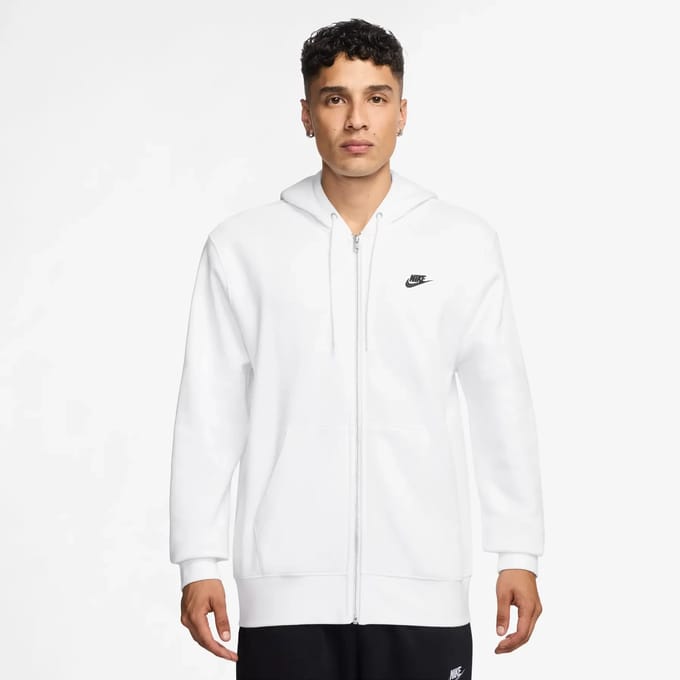 Hooded sweatshirt met rits Nike Club