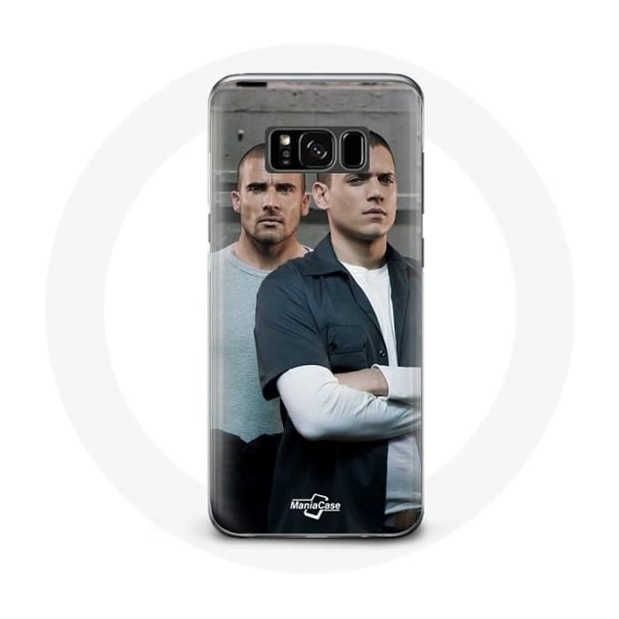 Coque pour Samsung Galaxy S8 plus Prison Break Michael Scofield Et Lincoln Burrows