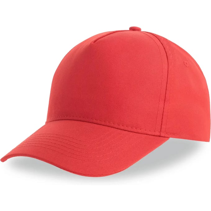 Atlantis Headwear Kid Recy Five Cap Recycled AT428 - Red - One size