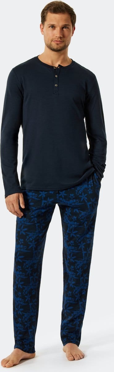 Schiesser – Fine Interlock – Pyjama – 177438 – Dark Blue - 50
