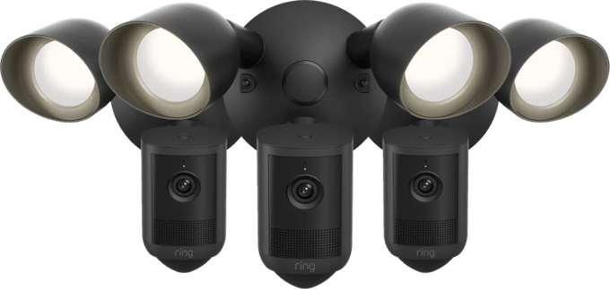 Ring Floodlight Camera 2e Generatie Zwart 3-Pack