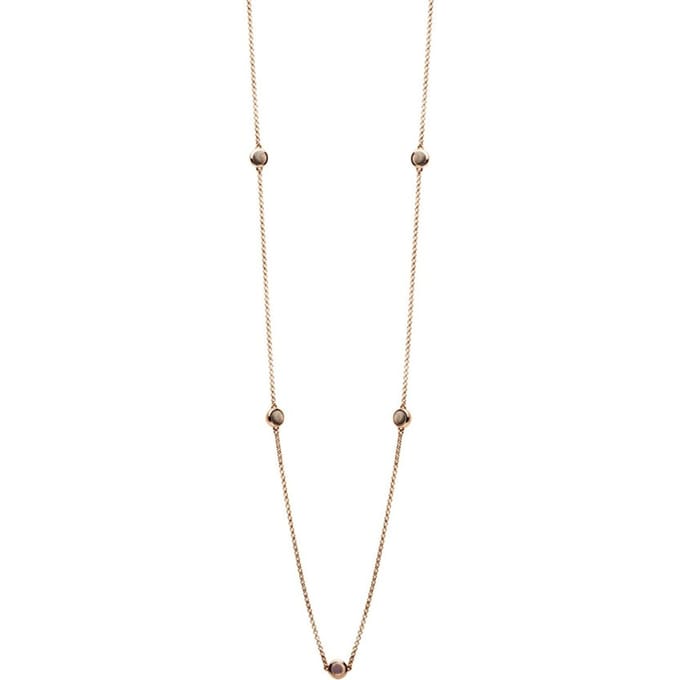 Casa Jewelry Collier Pom Grey - Rosé Verguld - 90 cm