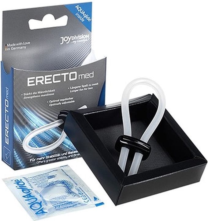 Silicone/ Abs cockring transparant verstelbaar