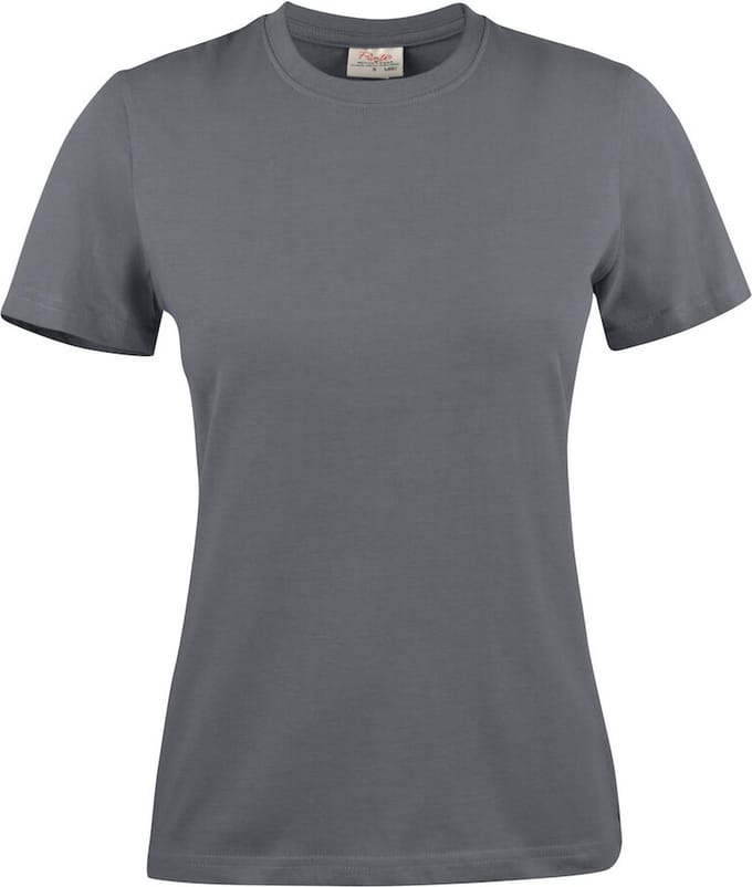 Printer HEAVY T-SHIRT LADY 2264014 - Staalgrijs - XXL