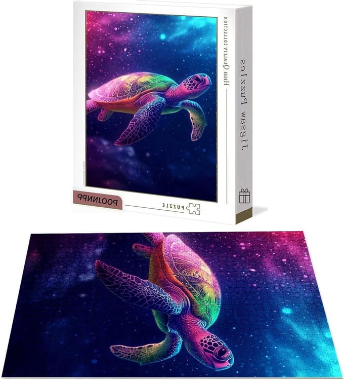 Houten Puzzel - Landschap Puzzel - Ontspanning Thuis - Gelabelde Achterkant - 3000 Stukjes - Multicolor