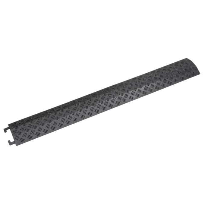vidaXL - Kabelbeschermers - drempel - 2 - st - 98,5 - cm - zwart