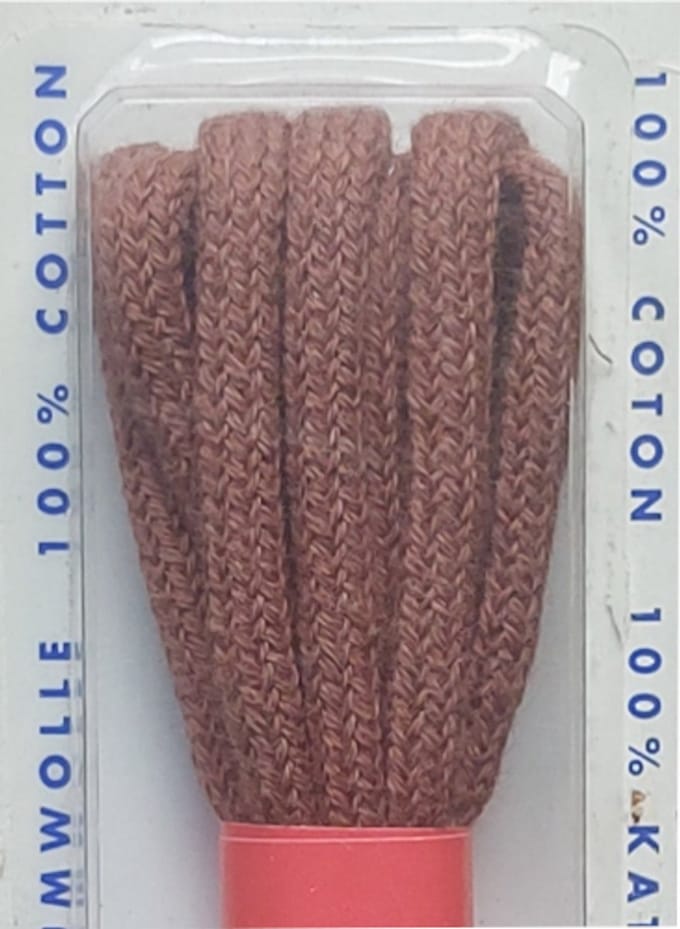 GVS Veter - Licht Bruin - Rond - Koord Veters - Lengte 90 cm - Dikte 3 mm - Schoenveter