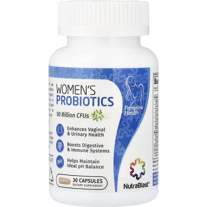 NutraBlast, Probiotic voor Vrouwen, 30 Capsules
