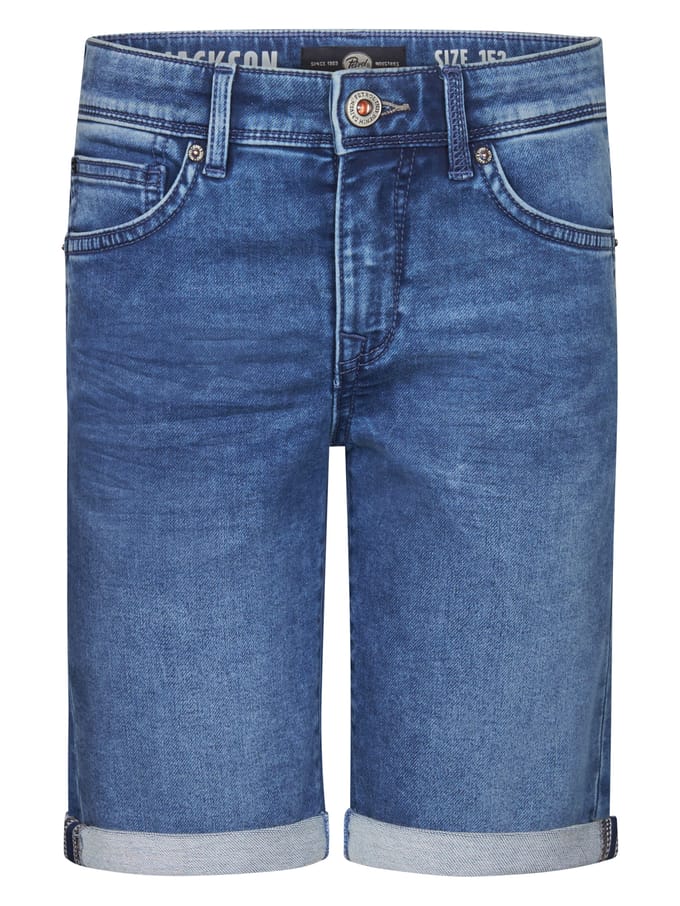Petrol Industries - Jongens Jackson Stretch Denim Short Valencia - Blauw