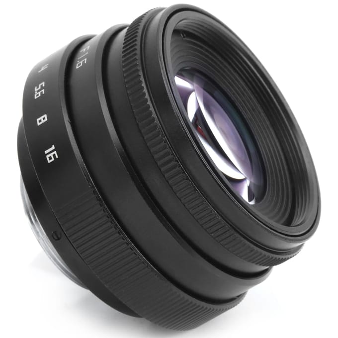 35mm F1.6 C Mount Groot Diafragma Handmatige Vaste Focus Portret Camera Lens Accessoirezwart gray
