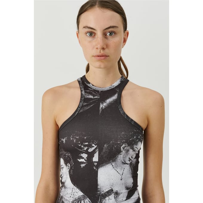 Soulland Nova Top Black Größe: S/M | Ausgestellte Hosen Outlet | Unisex | Schwarz