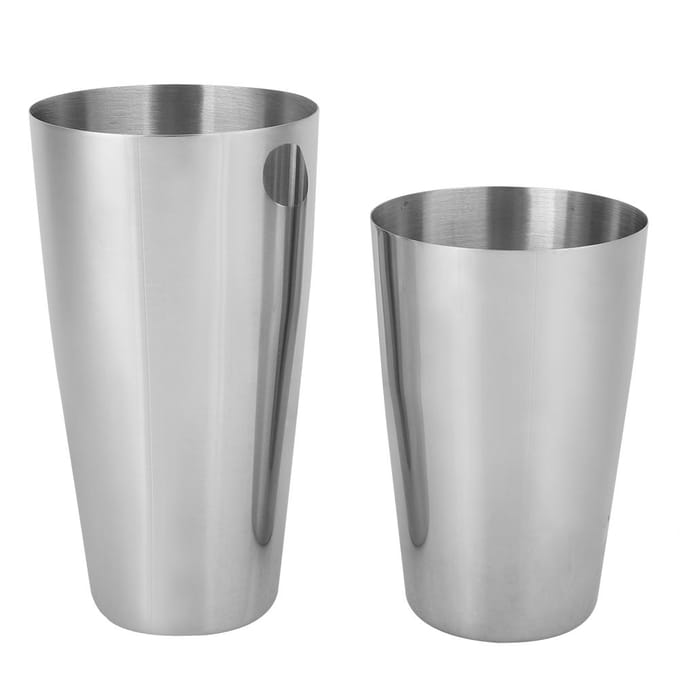 750ml550ml Roestvrijstalen Cocktailshaker Beker Bar Bartender Drank Menggereedschap Barware Set gray