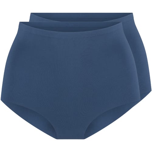 LingaDore - 2-Pack Taille Slip Dark Denim - maat XXL - Blauw