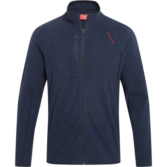 Craghoppers Heren Bromsgrove Nosilife Full Zip Golf Fleece Jacket (Blauwe Marine)