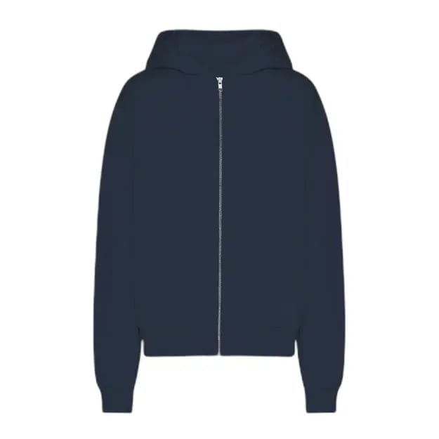 Hooded sweatshirt met rits Colorful Standard Organic Navy Blue