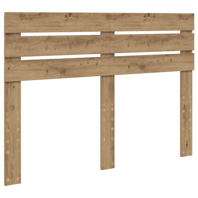 vidaXL Hoofdbord Artisan Eiken Bewerkt hout
