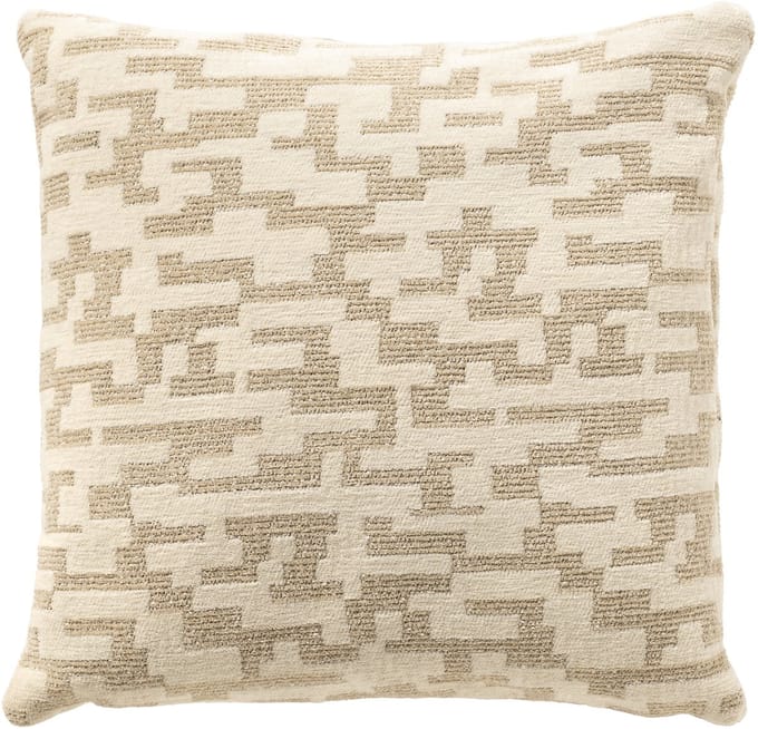 MALENE | sierkussen 45x45 cm | Brown Rice | beige | Hoii