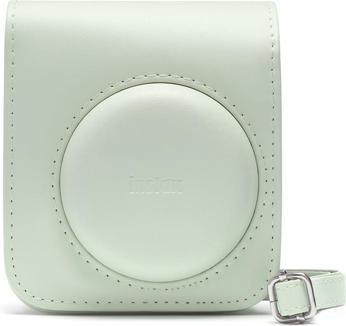 Fujifilm Instax Mini 12 - Cameratas - Case - Munt Groen